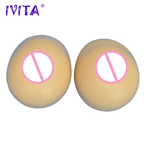 Ivita 4100g Realistic Silicone Breast Forms Artificial Silicone Breasts Huge Fake Boobs For