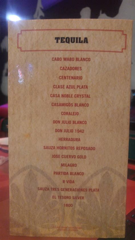 Menu at Casa Ramos restaurant, Chico, 216C W East Ave