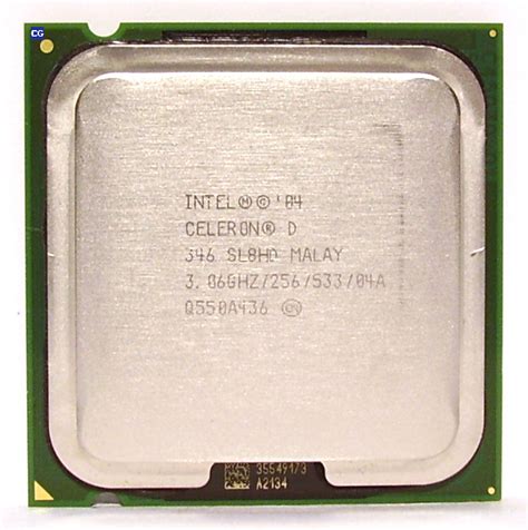 Intel Celeron D 346 - 3.06GHz - JM80547RE083CN / HH80547RE083CN ...