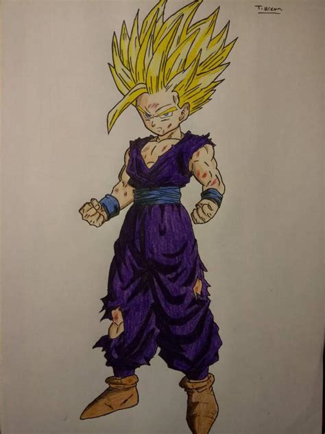 Gohan ssj2 by Trevaaar123 on DeviantArt