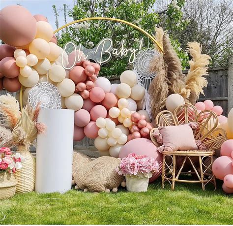 Amazon Boho Balloon Arch Kit 158pcs Dusty Rose Balloon Garland Dusty Pink Nude Brown Cream