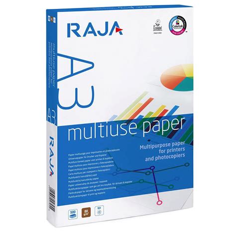 Papier Très Blanc Raja Paper A3 80g Cie 161 Multi Usage