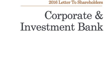 Daniel Pinto, Annual Report 2016 | JPMorgan Chase & Co.