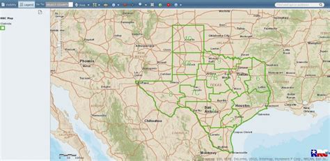 Texas RRC Map