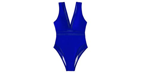 AdanWall Bandeau Bikini Damen Badeanzug Mit Netz Stoff V Ausschnitt 1 St