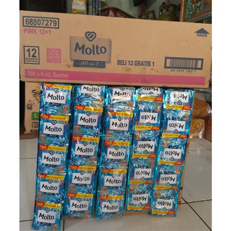 Jual MOLTO Pewangi ALL IN ONE 1Dus 360 X 9mL Shopee Indonesia