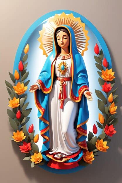 La Hermosa Virgen Mar A Nuestra Se Ora De Guadalupe Dise O De