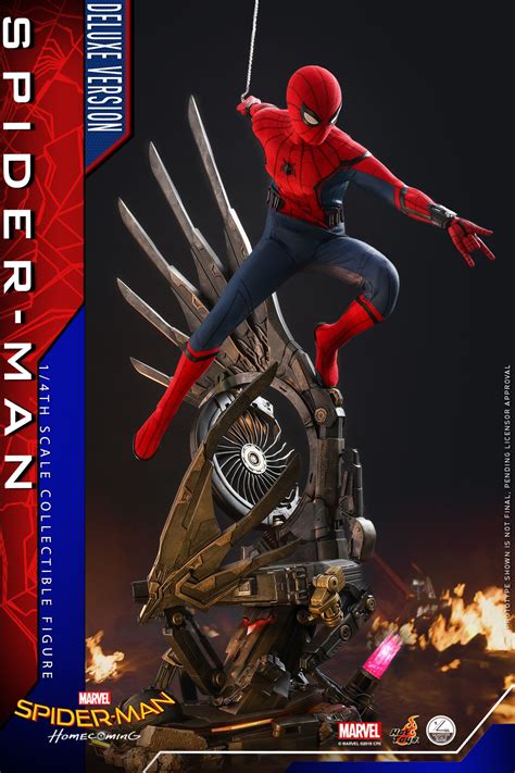 Spider Man Homecoming Quarter Scale Spider Man Figure By Hot Toys The Toyark News