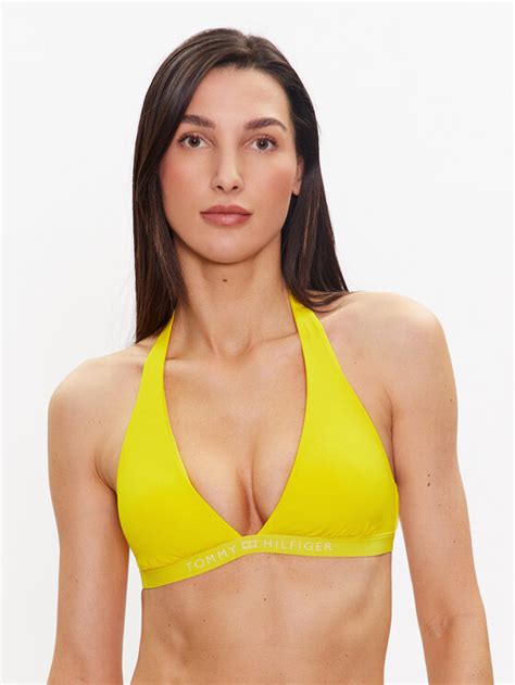 Tommy Hilfiger Bikini Oberteil UW0UW04139 Gelb Modivo At