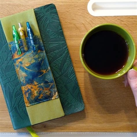 Journal With Pen Holder Etsy