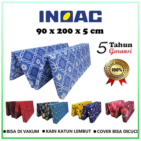 Jual INOAC Kasur Busa Lipat Uk 90X200X5 Cm Garansi 5 Tahun Shopee