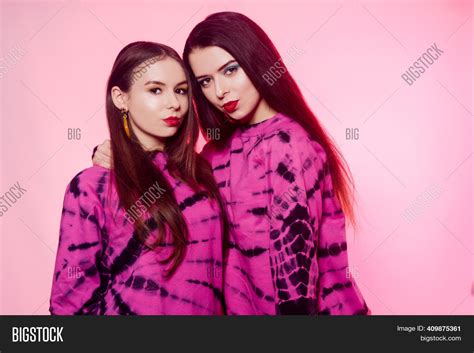Twin Brunette Women