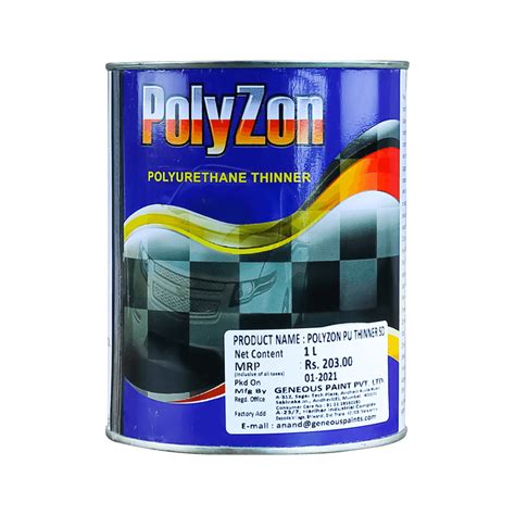 Polyzon K Pu Thinner Ltr Geneous Paints