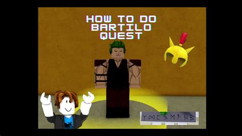 How To Do Bartilo Quest Roblox Blox Fruits Youtube