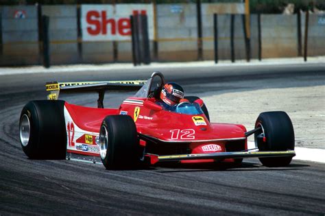 Gilles Villeneuve Ferrari 312t4 1979 South African Gp Racing Art F1