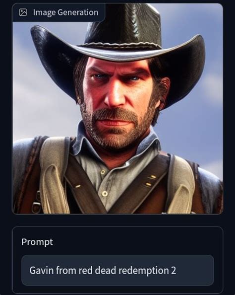 Gavin from RDR2 according to AI : r/gaming