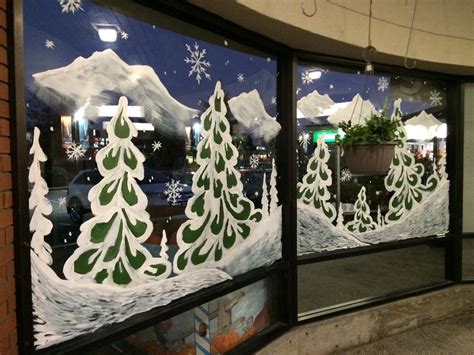 Christmas Winter Window Painting Victoria City, Victoria