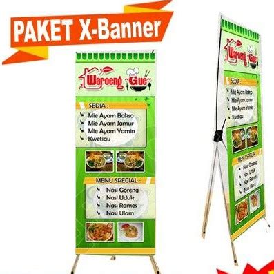 Jual Paket Cetak X BANNER LENGKAP MURAH Shopee Indonesia