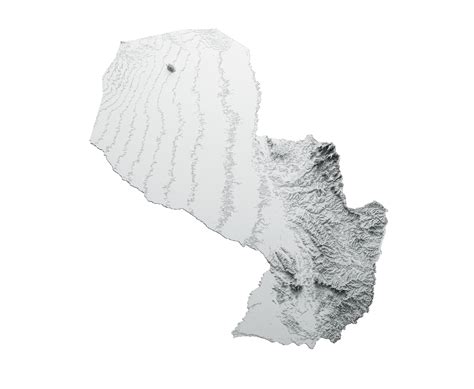 Mapa En Relieve Pirineos 1