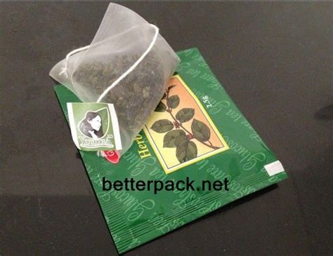 Triangular Shaped Tea Bags Packaging Machine Lipton Triangle Tea Bag