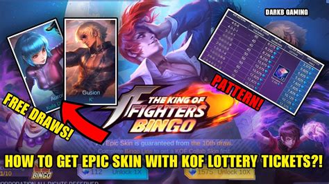 How To Get Epic Skin From KOF Bingo Event On April 9 2022 KOF Bingo