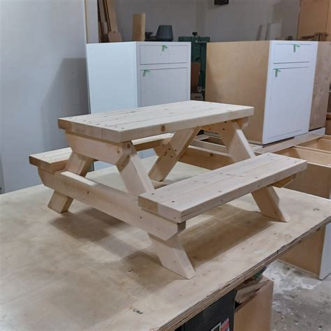 DIY Child Sized Picnic Table Plans, Woodworking Plans, Easy to Follow ...