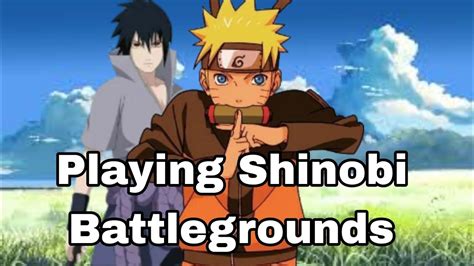 This Game Is So Cool Playing Shinobi Battlegrounds Youtube