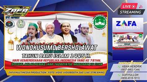 Wonokusumo Tengah Bersholawat Dalam Rangka Tahun Baru Islam H Dan