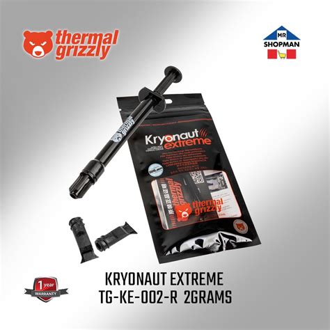 Thermal Grizzly Tg Ke R Kryonaut Extreme G Thermal Paste Grams