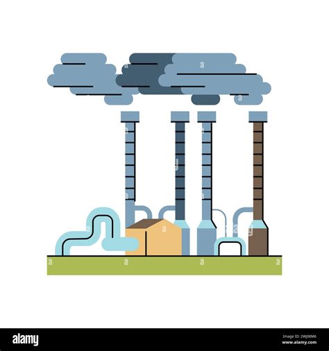 Geothermal Power Generator Stock Vector Images Alamy