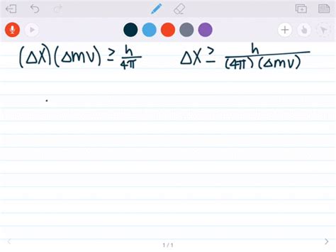 SOLVED Use The Heisenberg Uncertainty Principle To Calculate The