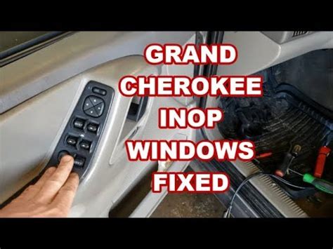 Jeep Grand Cherokee Windows Don T Work Replace Master Switch