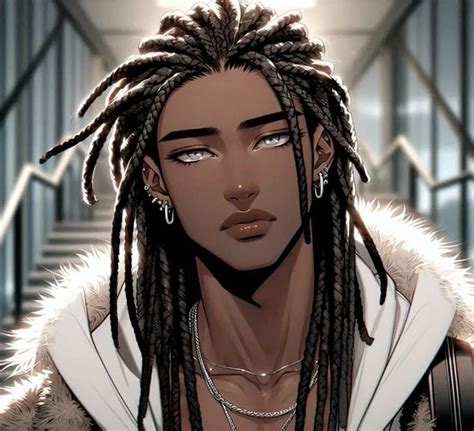 Pin By Izzy Siler On Characters In 2024 Black Anime Guy Black Anime Characters Black Cartoon