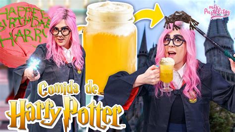 Comida De Harry Potter En La Vida Real Mis Pastelitos Youtube