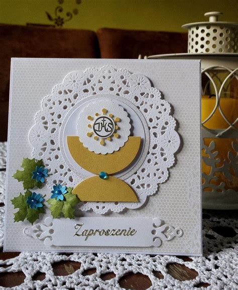 Scrapbooking Inspiracje I Galeria Kartki Komunijna Dla Ch Opca