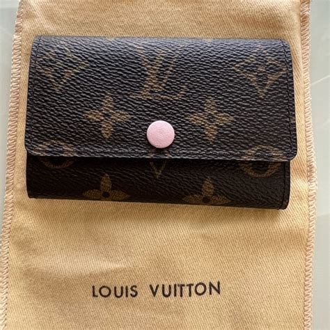 Louis Vuitton Accessories Louis Vuitton 6 Key Holder In Monogram With Rose Ballerine Poshmark