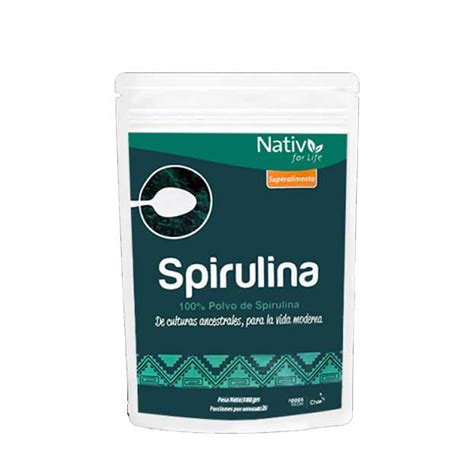 Spirulina En Polvo Gramos Nativ For Life Ecoasis