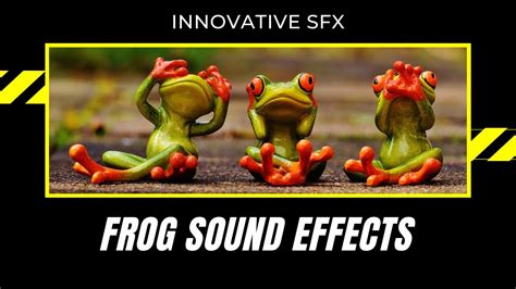 Frog Croaking Sound Effect Sound Of Frogs Croaking Frog Sound