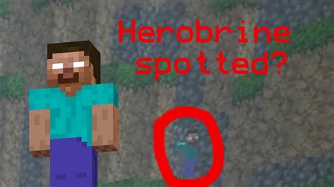 MineCraft HeroBrine Caught Real Footage Scary AF YouTube