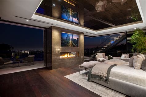 Modern Mansion Master Bedroom