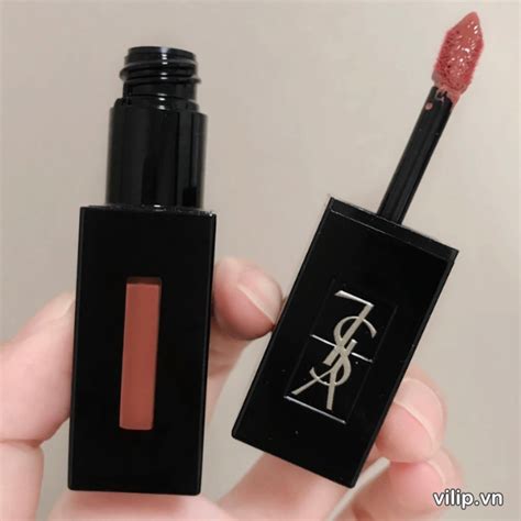 Son Kem YSL Vinyl Cream Lip Stain Nude Champion Màu Cam Nude