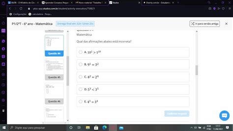 Qual Das Afirmações Abaixo Está Incorreta Br