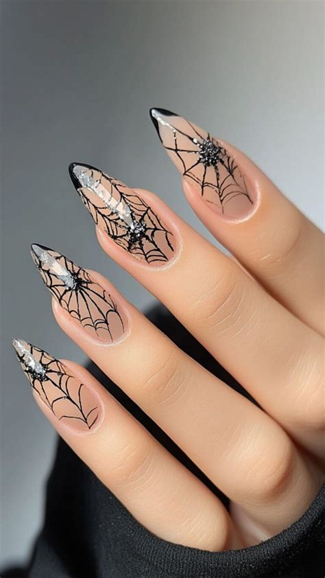 Nude Halloween Nail Ideas For A Classy Creepy Look Lookosm