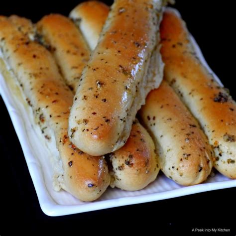 A Peek Into My Kitchen Buttery Garlic Breadsticks Day 94