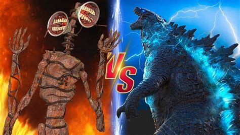 Godzilla Versus Siren Head