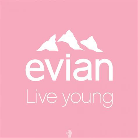 Evian water Logos