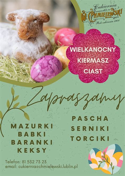 Oferta Ciast Wielkanoc Cukiernia Chmielewski