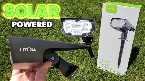 Led Solar Landscape Lights Litom From Amazon Youtube