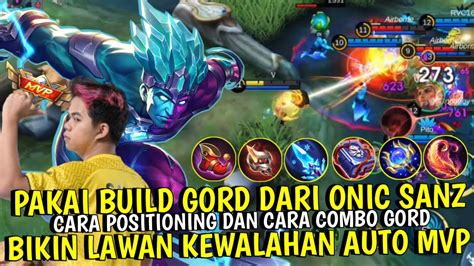 BIKIN MUSUH NGESLOW PARAH SEKALI COMBO 1 KILL BEST BUILD GORD 2024 DARI