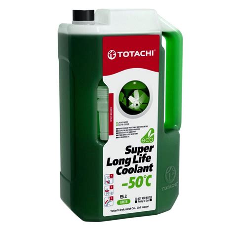 TOTACHI Антифриз зеленый SUPER LONG LIFE COOLANT GREEN -50C / 5 л ...